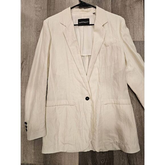 Emporio Armani Jackets & Blazers - Emporio Armani Womens Blazer off white size 42